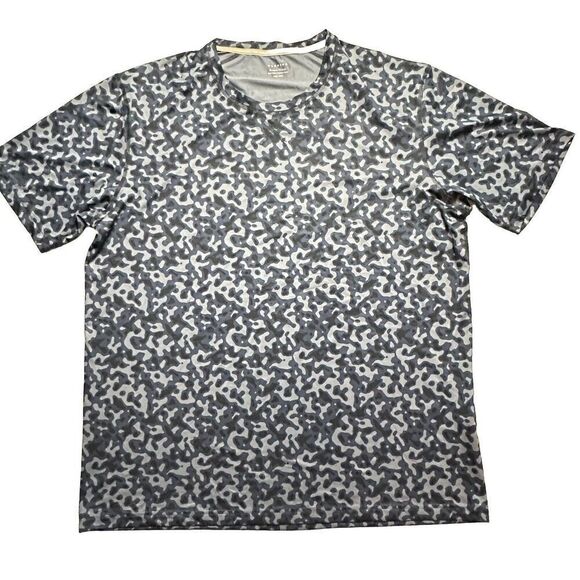 Dunning Golf Shirt Blue Camo QUEST Ventilated Mens Size XXL GOLF Fast Ship - Picture 5 of 15